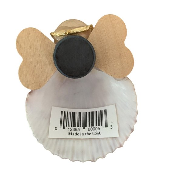 Shell Angel Magnet 2.5” x 2” with Bow Halo - Picture 2 of 4